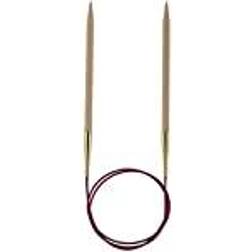 Knitpro 60 cm x 15 mm Basix Fixed Circular Needles, Birch