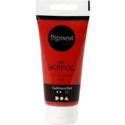 Creotime Akrylmaling Pigment Art, Cadmium red 75ml