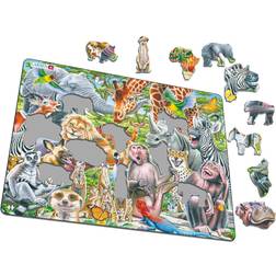 Larsen Selfie Happy African Animals 43 Pieces