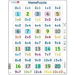 Larsen Memo Puzzle Addition With Numbers From 0-20 40 Pieces