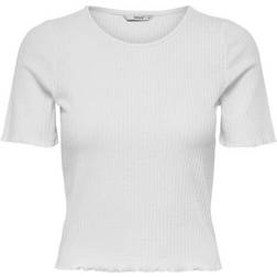 Only Onlemma S/S Short Top - Valkoinen