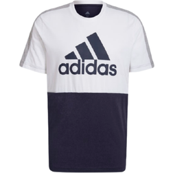 adidas Essentials Colorblock Single Jersey T-shirt - White/Legend Ink