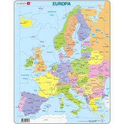 Larsen Europe Political Map for Younger Children 37 Pieces