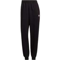 adidas Women's Essentials Studio Fleece Joggers - Black/White