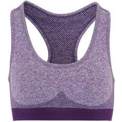 Tridri Seamless 3D Fit Multi Sport Sculpt Bra - Purple