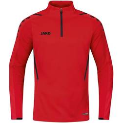 JAKO Challenge Zip Top - Red/Black