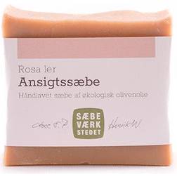 Sæbeværkstedet Ansigtssæbe m. Rosa Ler 80g