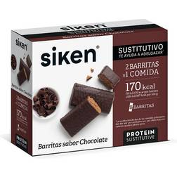 Siken Barritas Sustitutivas Sabor Chocolate 8 Uds