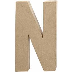 Creativ Company Letter, N, H: 20,2 cm, W: 11,5 cm, thickness 2,5 cm, 1 pc