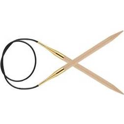 Knitpro 60 cm x 8 mm Basix Fixed Circular Needles, Birch