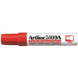 Artline whiteboardpenne 5109A BIG rød, EK-5109A red, 6stk