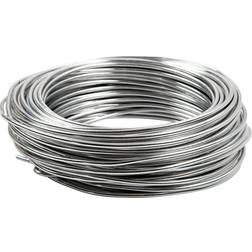 Creativ Company Aluminiumtråd, tjocklek 3 mm, 29 m, silver