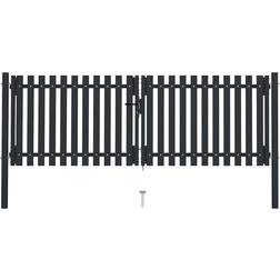 vidaXL Double Door Fence Gate 146352 306x175cm