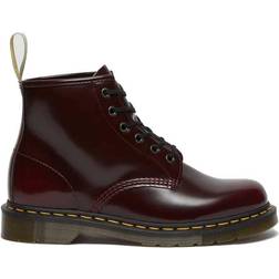 Dr. Martens Vegan 101 - Cherry Red Oxford Rub Off