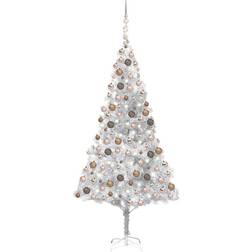 vidaXL LEDs & Ball Christmas Tree 82.7"