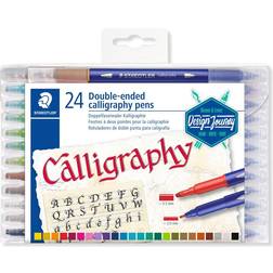 Staedtler 3005 Double Ended Calligraphy Pen 24-pack