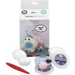 Silk Clay Funny Friends Unicorn Baby Blue