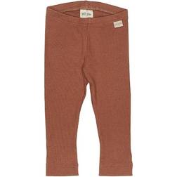 Petit Piao Rib Modal Leggings - Latte