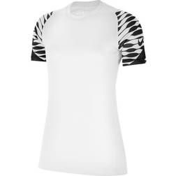 Nike Dri-FIT Strike Short-Sleeve T-shirt Women - White/Black