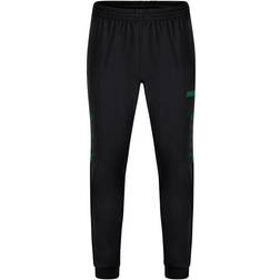 JAKO Challenge Polyester Trousers Unisex - Black/Sport Green