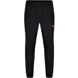 JAKO Challenge Polyester Trousers Unisex - Black/Neon Orange