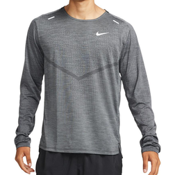 Nike Dri-FIT ADV Techknit Ultra Long-Sleeve Running Top Men - Black/Iron Grey/Heather