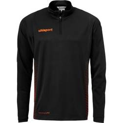 Uhlsport Score 1/4 Zip Top Unisex - Black/Fluo Orange