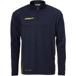 Uhlsport Score 1/4 Zip Top Unisex - Navy/Fluo Yellow