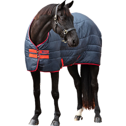 Horseware Manta de Cuadra Medio Doble Mio Insulator, 150g, Navy/Red/Red