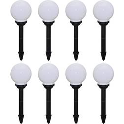 vidaXL Pathway Ground Lighting 47cm 8pcs