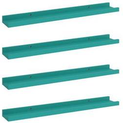 vidaXL - Estantería de Pared 60cm 4pcs