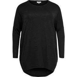 Only Camiseta Carcarma Long Black Mujer - Multicolor