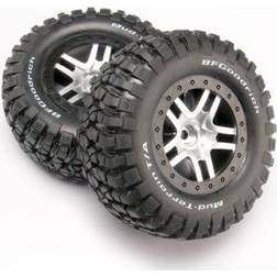 Traxxas TRX-5877 KM2 Mud Off Road Tires on Slash Wheels