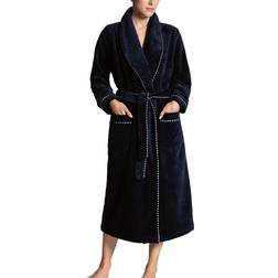 Calida Cosy Shower Bathrobe - Dark Lapis Blue