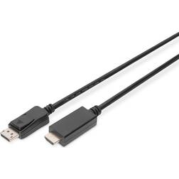 Digitus 4K DisplayPort-HDMI 1.2 1m