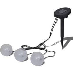 vidaXL Solar Powered Light Balls Bedlampe 3stk