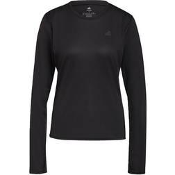 adidas Run Icons Long-Sleeve T-shirt Women - Black