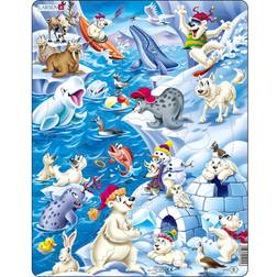 Larsen Playful Cartoon Animals In The Arctic 36 Pieces