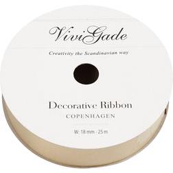 Creativ Company Gift Ribbon Matt Gold 25m