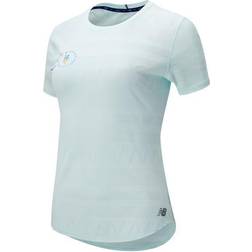 New Balance Q Speed Jacquard Short Sleeve T-shirt Women - Pale Blue Chill