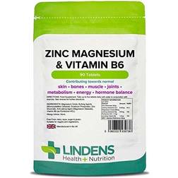 Lindens Zinc Magnesium & Vitamin B6, 90 Tabletter