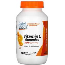 Doctor's Best Vitamin C 250 mg, Orange Bliss 120 gummies