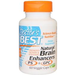 Doctor's Best Natural Brain Enhancers PS & GPC (60 Veggie Caps) Doctor's Best