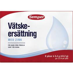 Semper Vätskeersättning Med Zink 43.2g