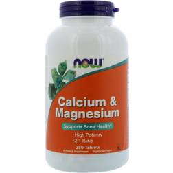 NOW Calcium & Magnesium 250 Stk.