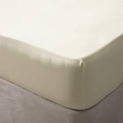 Belledorm Jersey Cot Bed Sheet Ivory (140x70cm)