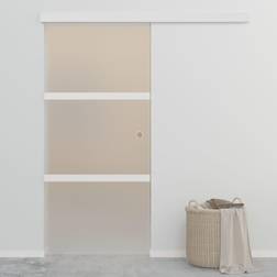 vidaXL - Porta Scorrevole Vetro Trasparente (90x205cm)