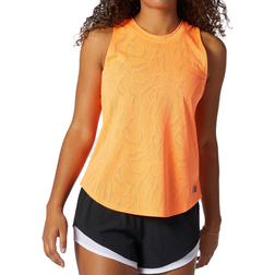 New Balance Q Speed Fuel Jacquard Tank Women - Citrus Punch