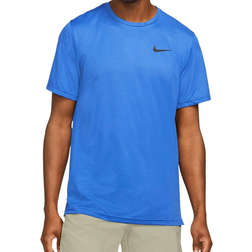 NIKE Pro Dri-FIT Short-Sleeve T-shirt Men - Blue Void/Game Royal/Heather/Black