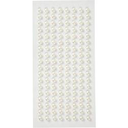 Half Pearls, D: 5 mm, white, 144 pc/ 1 pack